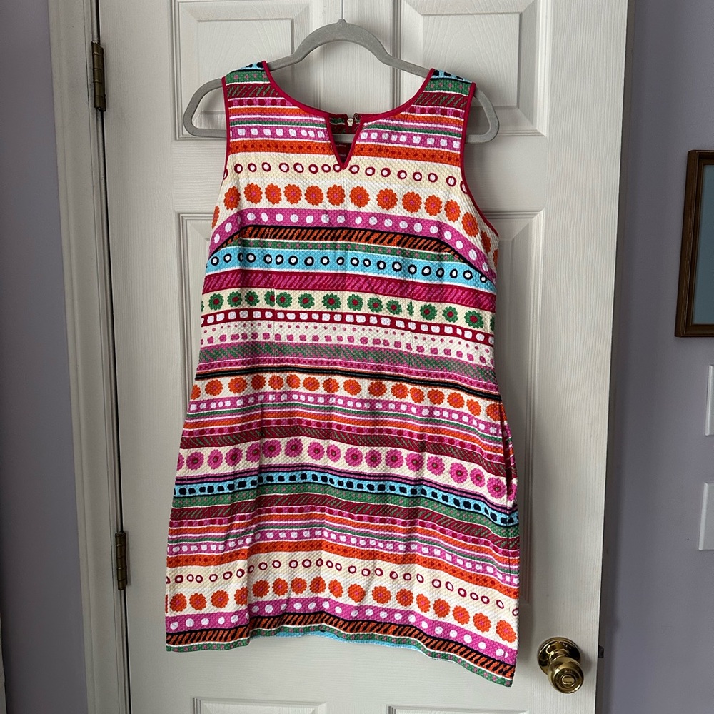 Talbots cotton shift dress